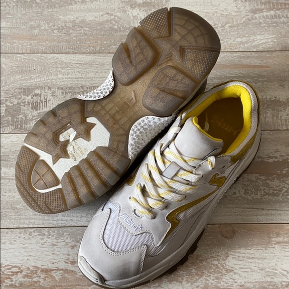 NWT Ash Addict Perforated Star-Patch Leather Shoes - Picture 13 of 13